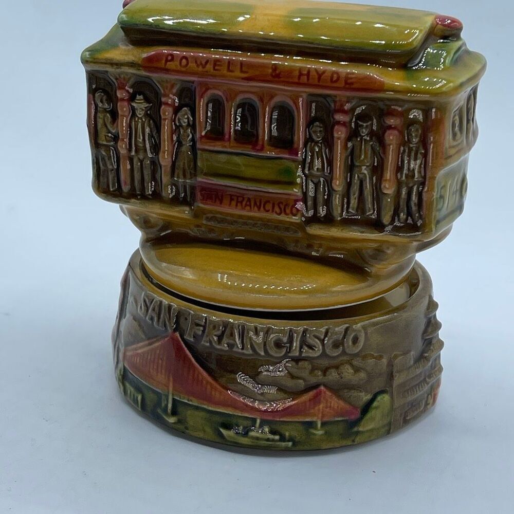 Vintage “Powell & Hyde” San Francisco cable car music box.